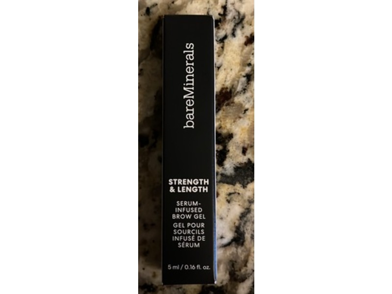 Bare Minerals Strength & Length Serum Infused Brow Gel, Chestnut, 0.16 fl oz/5 mL