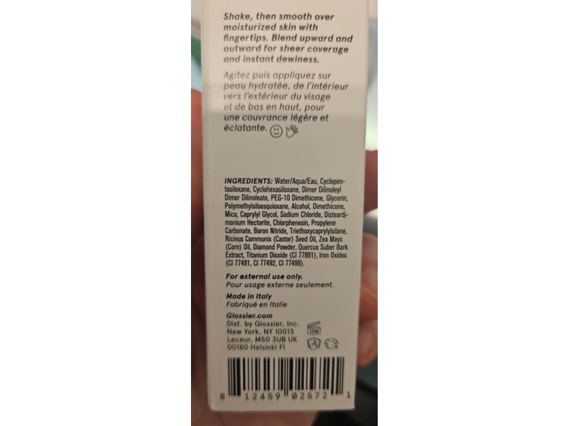 Glossier Perfecting Skin Tint, G11 Light Neutral, 1 fl oz/30mL