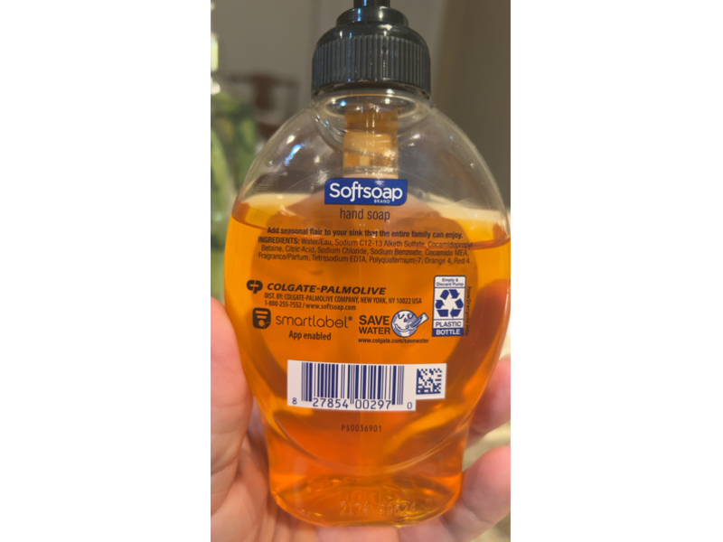 Softsoap Hand Soap, Pumpkin Scent, 5.5 fl oz/162 mL