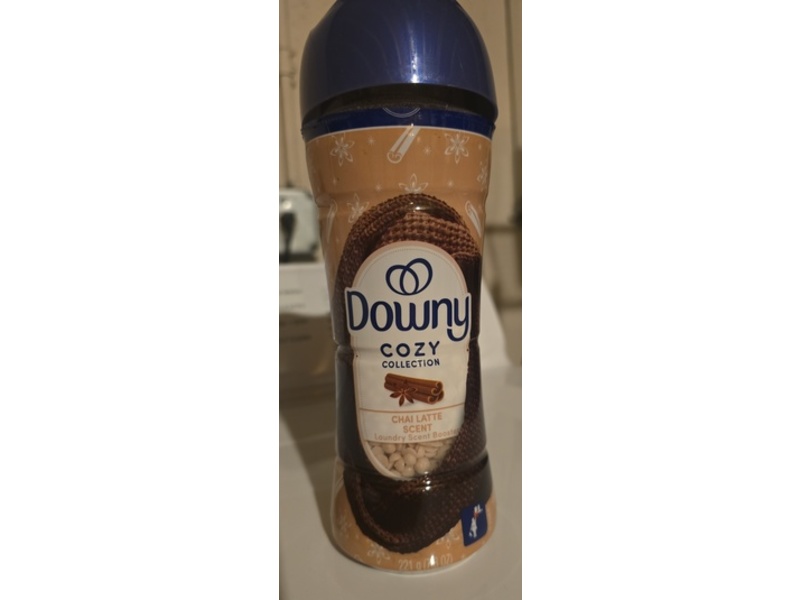 Downy Cozy Collection Laundry Scent Booster Beads, Chai Latte Scent, 7.8 oz/221 g