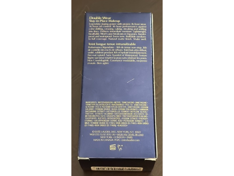 Estee Lauder Double Wear Stay-In-Place Makeup, 1W2 Sand, 1 oz/30 mL