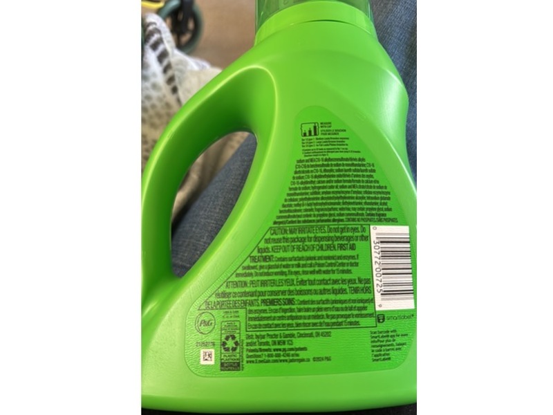 Gain + Odor Defense Liquid Laundry Detergent, Super Fresh Blast, 32 Loads, 46 fl oz/1.36 L