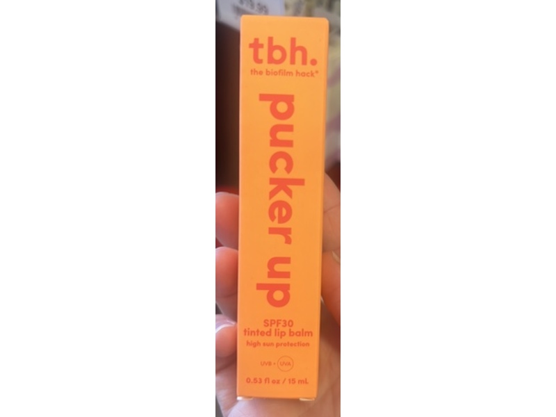 The Biofilm Hack Pucker Up Tinted Lip Balm, SPF 30, 0.53 fl oz.15 mL
