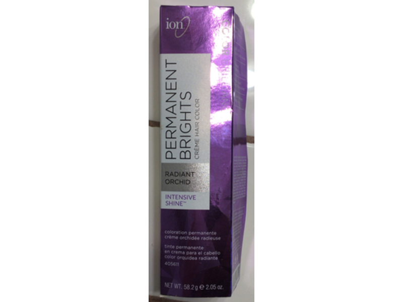 Ion Permanent Brights Cream Hair Color, Radiant Orchid, 2.05 oz/58.2 g