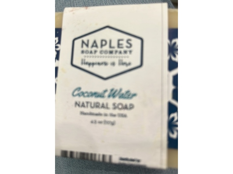 Naples Soap Company Natural Soap, Coconut Water, 4.5 oz/127 g