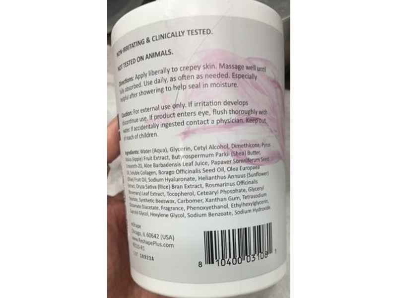 Reshape Crepey Skin Wrinkle Smoothing Cream, 15 fl oz