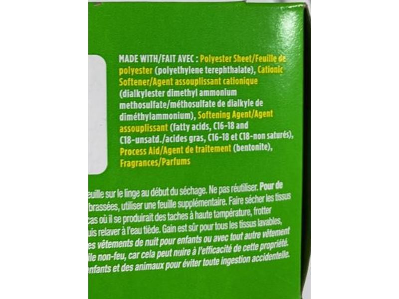 Gain Dryer Sheets, Island Fresh, 160 Count, Pack Of 2