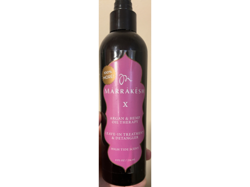 Marrakesh Leave-In Treatment & Detangler Oil Therapy, High Tide Scent, 8 fl oz/236 mL