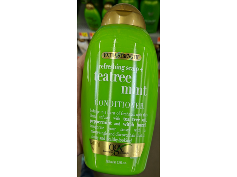 Ogx Refreshing Scalp Conditioner, Tea Tree Mint, 13 fl oz / 385 ml