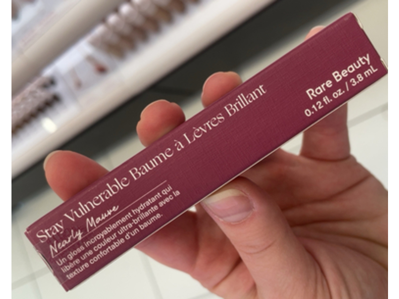 Rare Beauty Stay Vulnerable Glossy Lip Balm, Nearly Mauve, 0.12 fl oz/3.8 mL