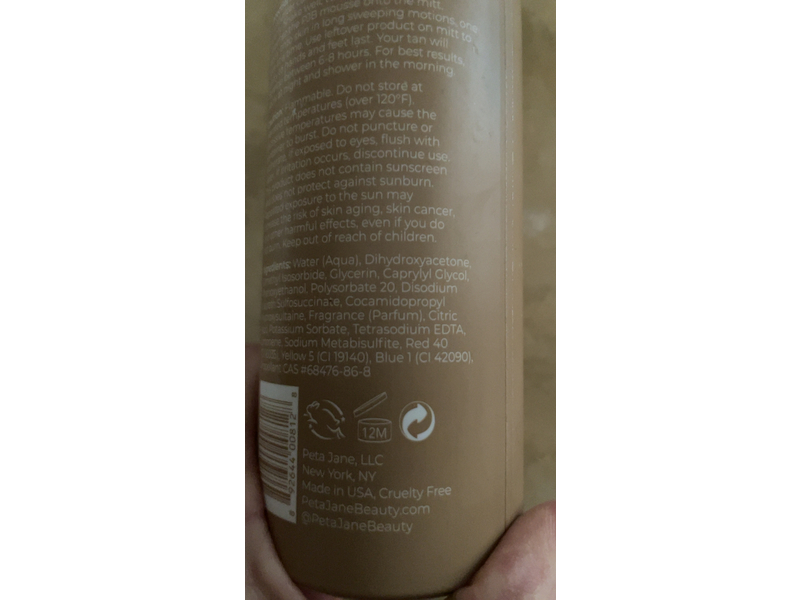 Petajane Self Tanning Mousse, Medium, 7 fl oz/207 mL