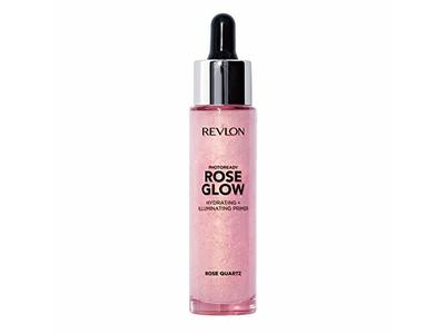 Revlon Photoready Rose Glow Hydrating +Illuminating Primer, Rose Quartz, 1.0 fl oz/30 mL