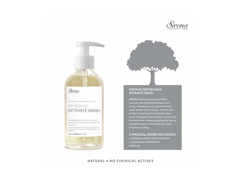 Sirona Natural Refreshing Feminine Wash, 6.7 Fl Oz