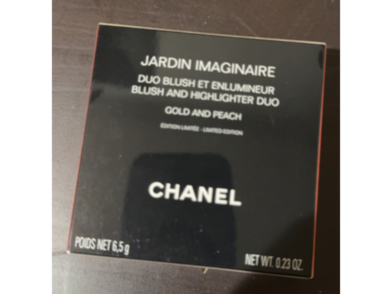 Chanel Jardin Imaginaire Duo Blush & Highlighter, Gold & Peach, 0.23 oz/6.5 g
