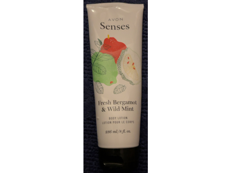 Avon Senses Fresh Body Lotion, Bergamot & Wild Mint, 8 fl oz/236 mL