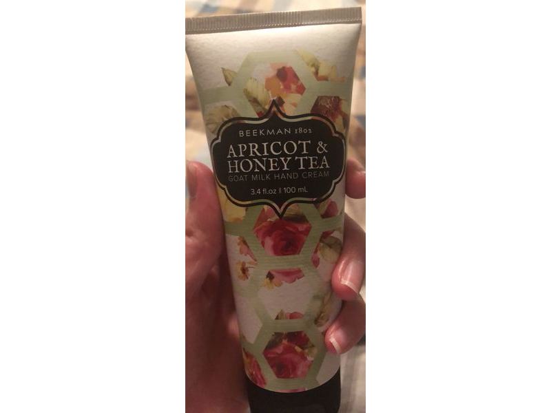 Beekman 1802 Goat Milk Hand Cream, Apricot & Honey Tea, 3.4 fl oz/100 mL