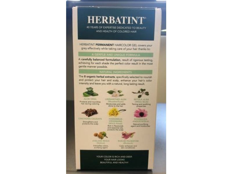 Herbatint Permanent Haircolor Gel, 7N Blonde, 4.56 fl oz/135 mL