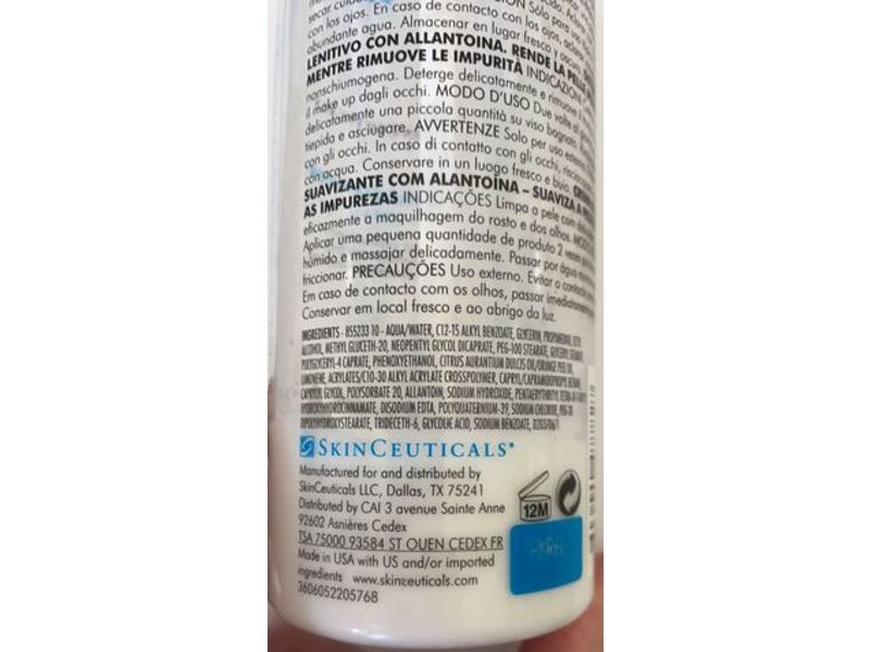 Skinceuticals Gentle Cleanser Cream, Cleanse, 11.8 fl oz/350 mL