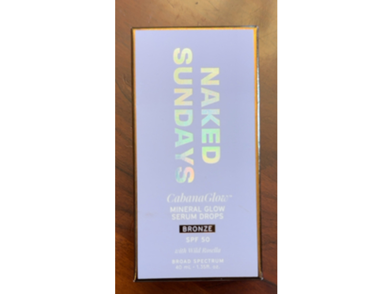 Naked Sundays Mineral Glow Serum Drops, Bronze, 1.35 fl oz/40 mL