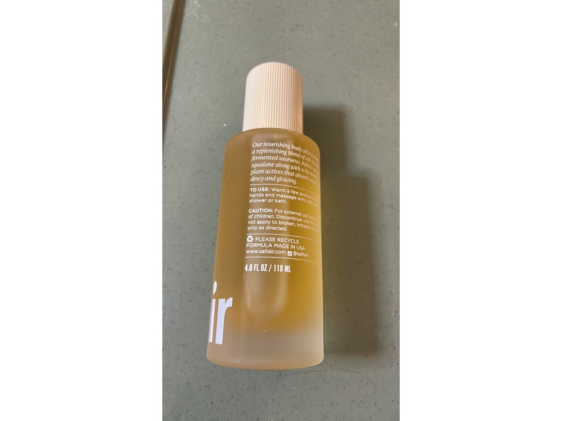 Saltair Nourishing Body Oil, Salt Water Vanilla, 4 fl oz/118 mL