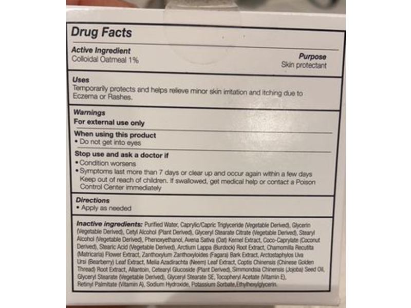 Nassif MD Dermaceuticals Eczema Cream Soothing Skin Treatment, 1% colloidal Oatmeal, 4 oz/113 g