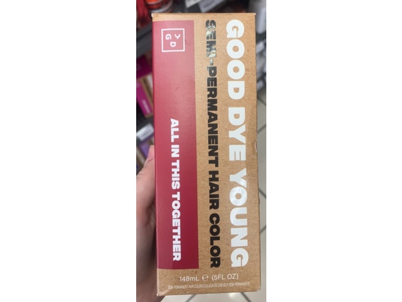 Good Dye Young SemiPermanent Hair Color, All In This Together, 5 fl oz/148 mL