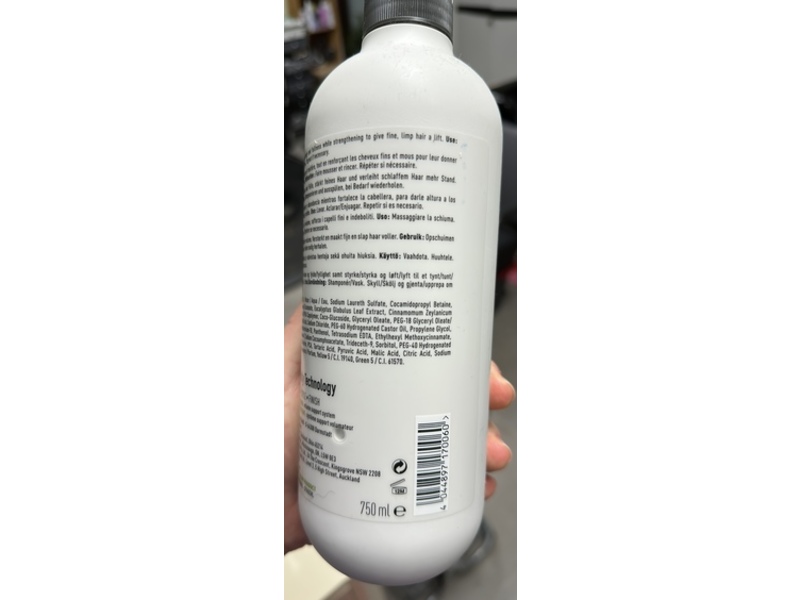 KMS Add Volume Shampoo, 25.3 fl oz/750 mL