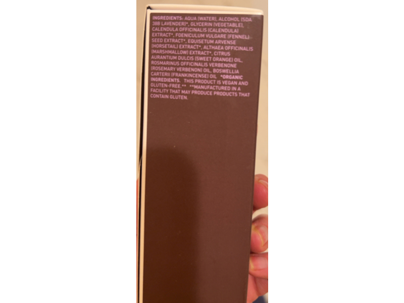 Pangea Organics Facial Toner, French Rosemary & Sweet Orange, 4 fl oz/118 mL