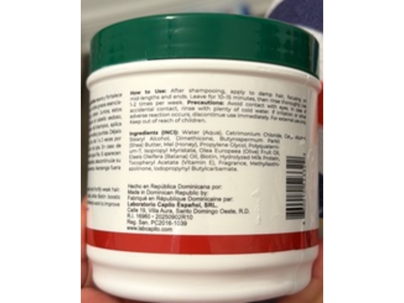 Capilo Hair Mask, Batana & Biotin, 16 fl oz/474 mL