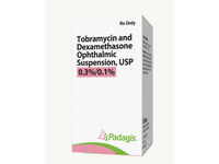 Tobramycin and Dexamethasone Ophthalmic Suspension, USP, 0.3%/0.1%, 2.5 mL, Padagis (RX) - thumbnail 1