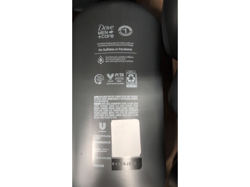Dove Men+Care Refreshing Extra Fresh Body+Face Wash, 30 fl oz/887 mL