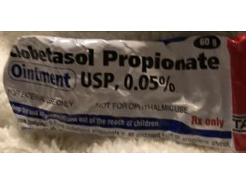 Clobetasol Propionate Ointment USP 0.05%, 60 g Taro Pharmaceutical (RX)