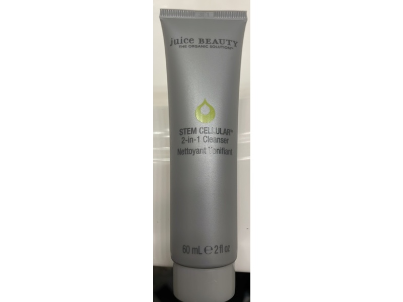 Juice Beauty Stem Cellular 2-in-1 Cleanser, 2 fl oz/60 mL