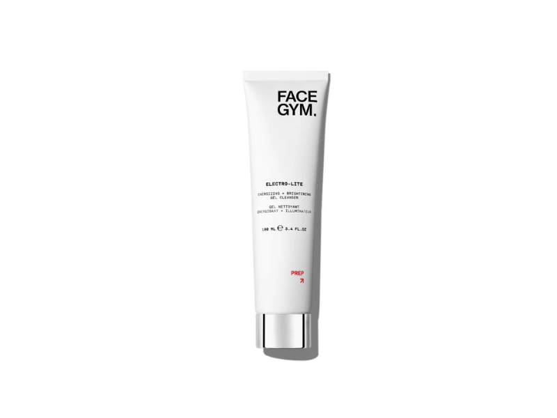 Face Gym Electro-Lite Energizing + Brightening Gel Cleanser, 3.4 fl oz/100 mL