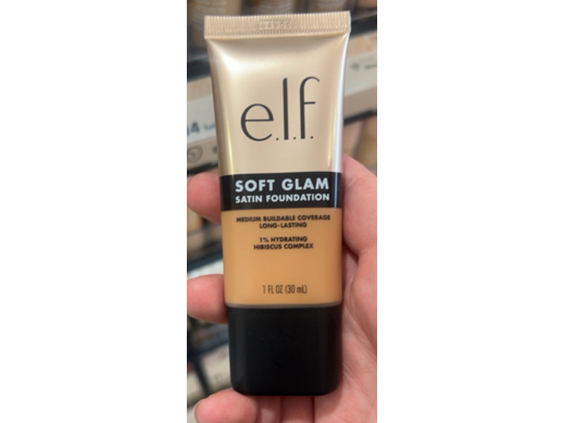 e.l.f. Soft Glam Satin Foundation, 42 Tan Neutral, 1 fl oz/30 mL
