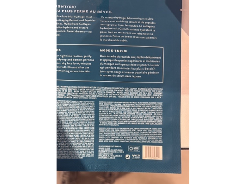 Patchology Hydrogel Face Mask, 1 oz/29 g