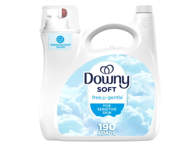 Downy Fabric Conditioner, Free & Gentle, 190 Loads, 140 fl oz/4.16 L