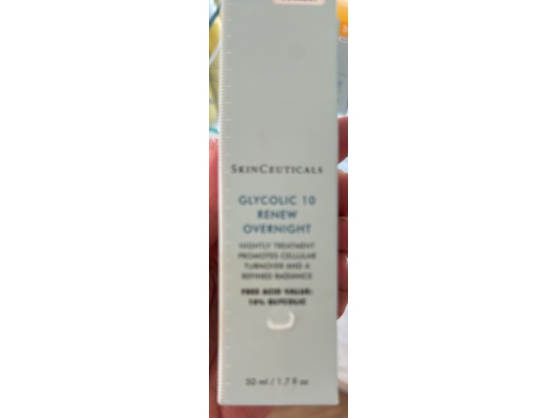 Skinceuticals Glycolic 10 Renew Overnight Cream, 1.7 fl oz/50 mL