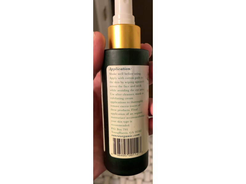 Sanre Rose & Green Tea Revitalizing Facial Toner, Rosy Fresh, 3.9 fl oz/115 mL