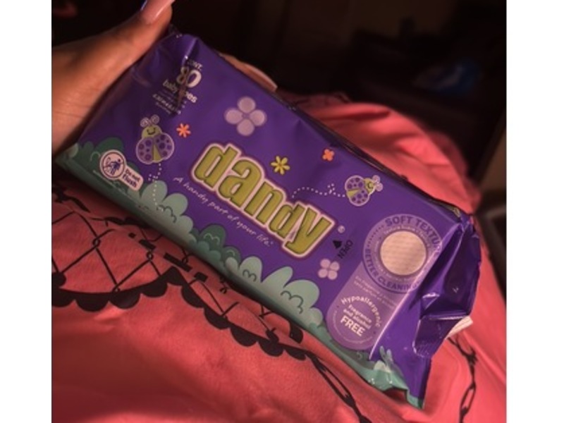 Dandy Baby Wipes, 80 Count