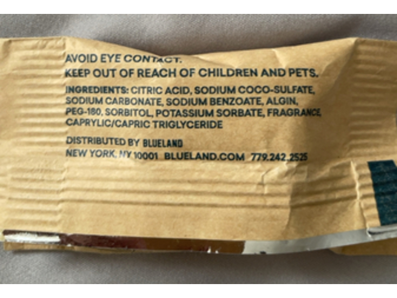 Blueland Foaming Hand Soap, Iris Agave, 0.3 oz/8.2 g