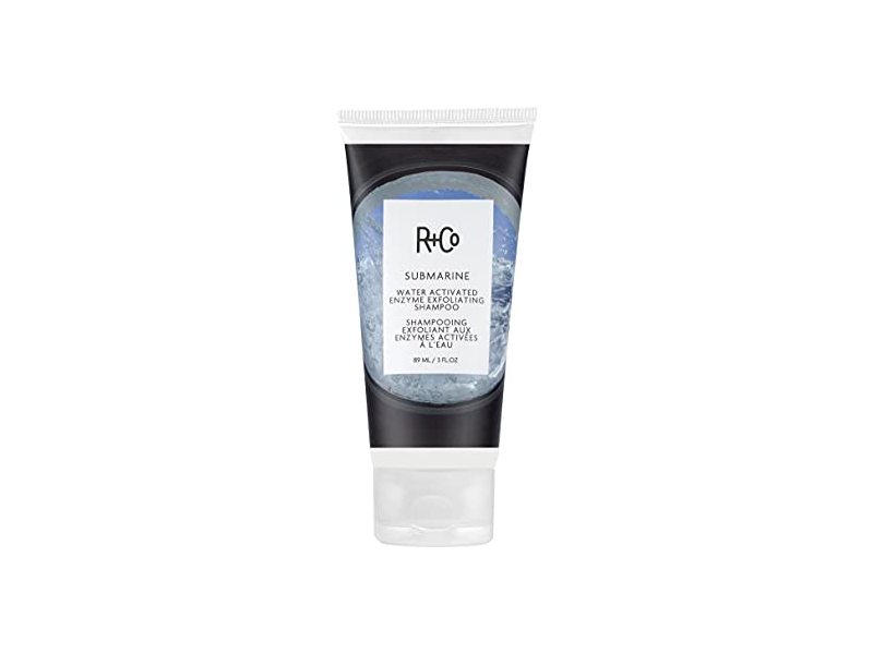R+Co Water Activated Enzyme Exfoliating Shampoo, Submarine, 3 fl oz/89 mL