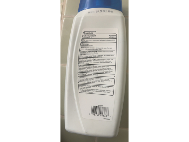 Equate Everyday Clean 2 In 1 Dandruff Shampoo & Conditioner, 23.7 fl oz/700 mL