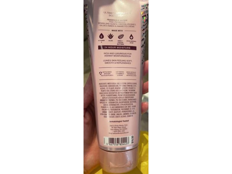Bath & Body Works A Thousand Wishes Ultimate Hydration Body Cream, Shea Butter + Hyaluronic Acid, 8 oz/226 g
