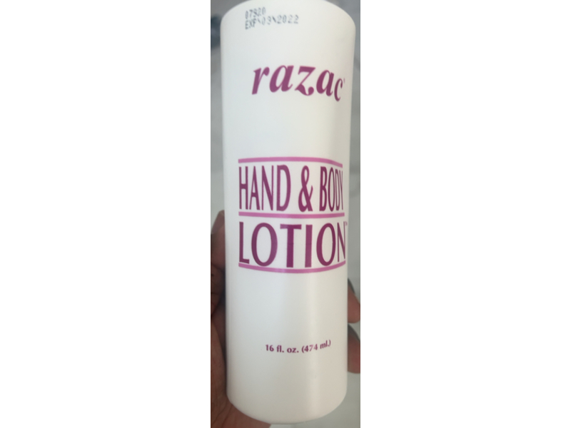 Razac Hand & Body Lotion, 16 fl oz/474 mL