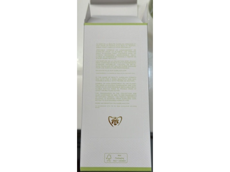 Guerlain Aqua Allegoria Forte Eau De Parfum, Nerolia Vetiver, 4.2 fl oz/125 mL