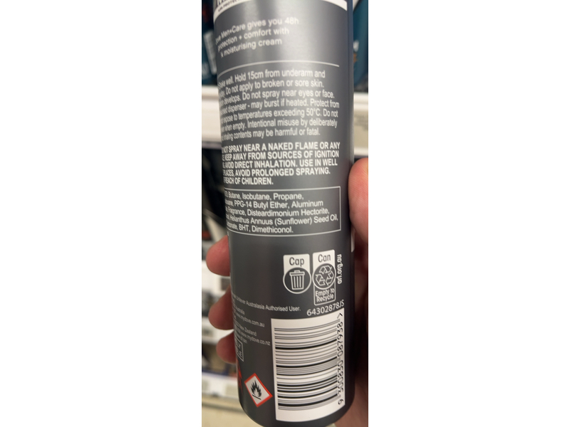 Dove Men+Care Stain Defense Antiperspirant, 250 mL