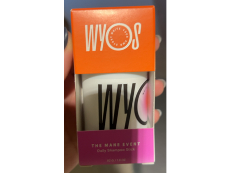 Wyos Daily Shampoo Stick, The Mane Event, 1.8 oz/62 g