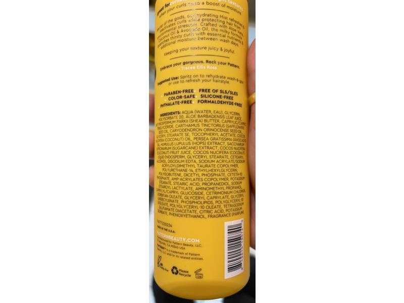 Pattern Hydrating Mist, 12 fl oz/354.9 mL