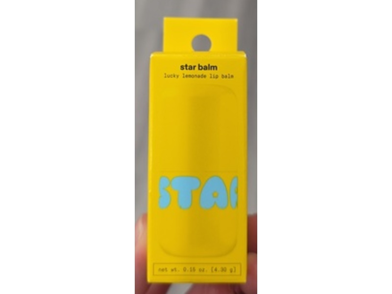 Starface Star Lip Balm, Lucky Lemonade, 0.15 oz/4.30 g
